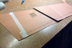Wing Shape Templates for cutting initial shape